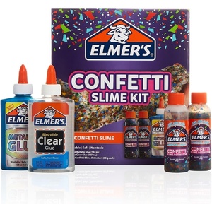 image:imageElmers Cloud Slime Kit Everything You Need to Make Glue Slime Slime Supplies 5 Piece SetConfetti Slime Kit