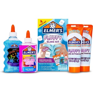 image:imageElmers Cloud Slime Kit Everything You Need to Make Glue Slime Slime Supplies 5 Piece SetFluffy Slime Kit