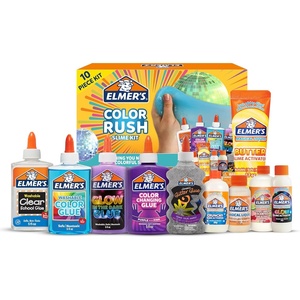 image:imageElmers Kaleidoscope Slime Kit Includes Liquid Glue Slime Activator Premade Slime and Slime MixIns 10 CountColor Rush Slime Kit