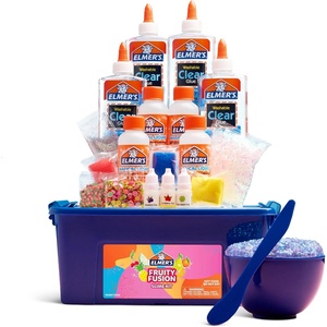 image:imageElmers Kaleidoscope Slime Kit Includes Liquid Glue Slime Activator Premade Slime and Slime MixIns 10 CountFruity Fusion Kit Amazon Exclusive